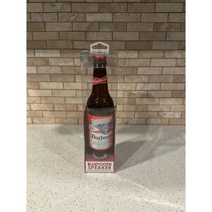 Budweiser Beer Bottle Bluetooth Speaker For Smartphones, Tablets, And MP3; NewBL